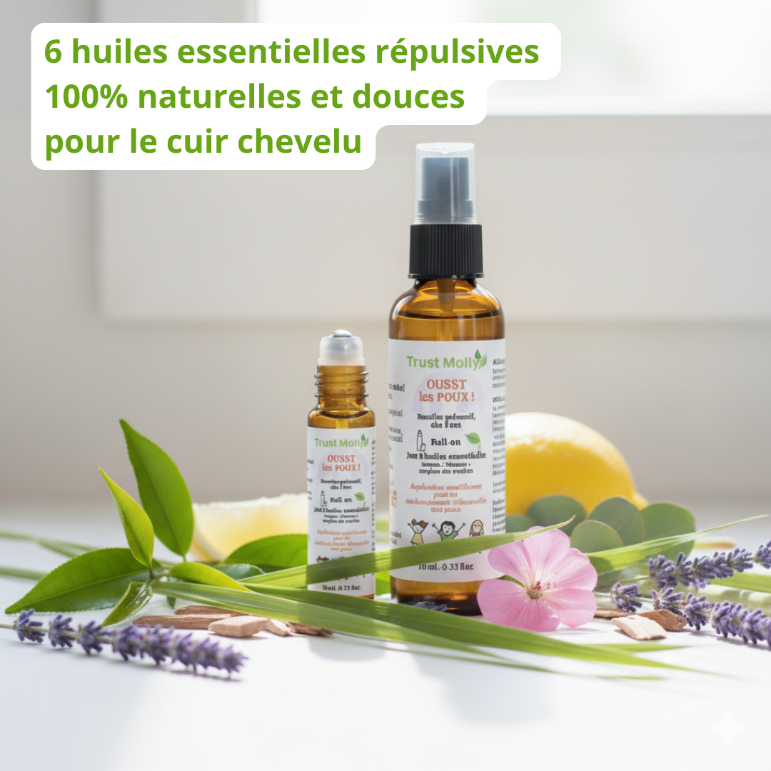 Pack anti-poux 100% naturel : sérum + brume protectrice JooBee Girls by Trust Molly