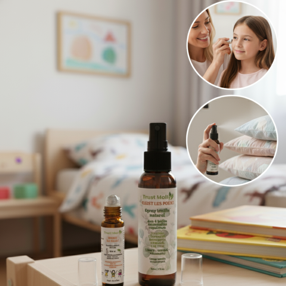 Pack anti-poux 100% naturel : sérum + brume protectrice JooBee Girls by Trust Molly