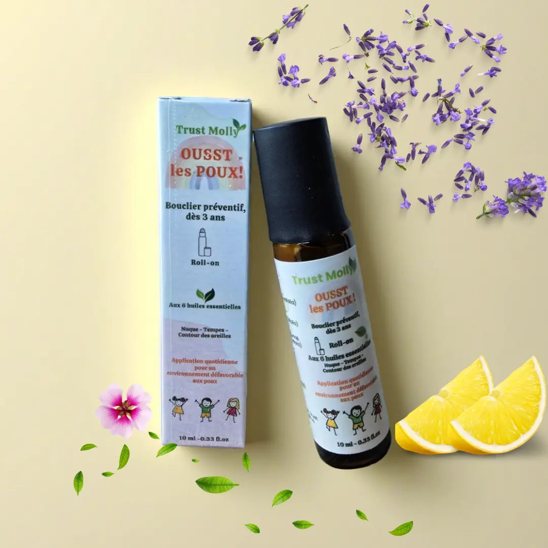 Roll-on 10ml préventif anti-poux à 6 huiles essentielles JooBee Girls by Trust Molly